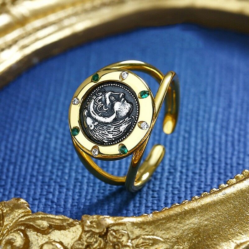 Bague Hercules Vert CZ R1062