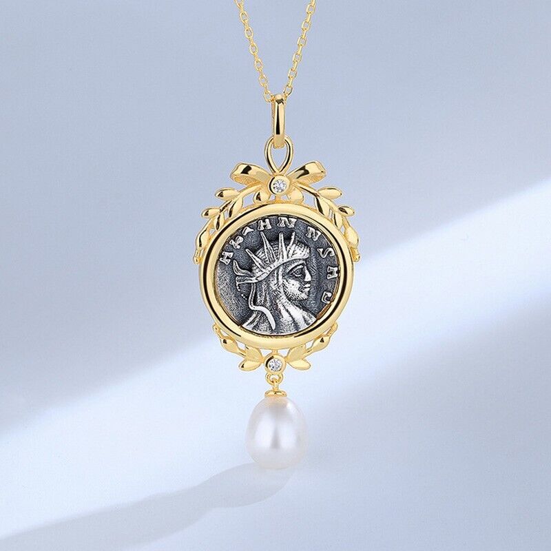Greek Deity Roman Coin Replica Pendant N1022