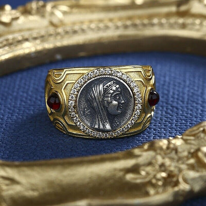 Roman Arsinoe II Coin Replica Ring R1000