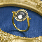 Rotating Shield Coin Ring