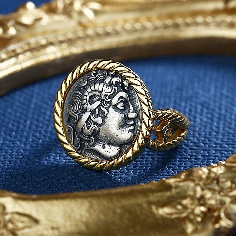 Alexander Macedonia Coin Ring R1011