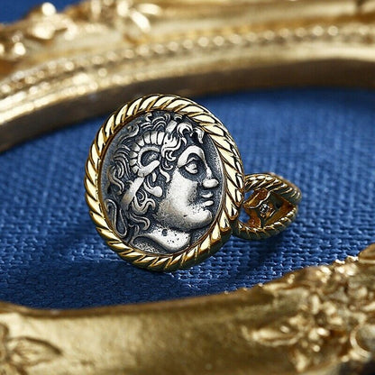 Alexander Macedonia Coin Ring R1011