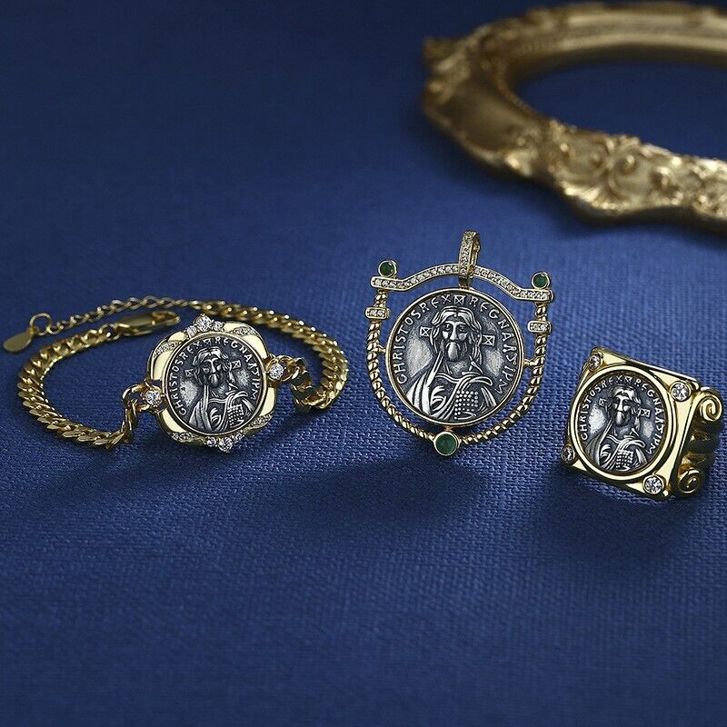 Justinian II Thick Chain Bracelet