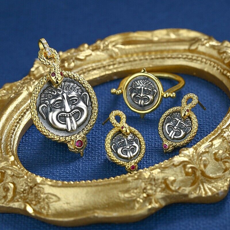 Medusa Rotating Coin Ring