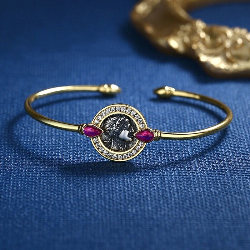 Apollo Ruby Bangle Bracelet
