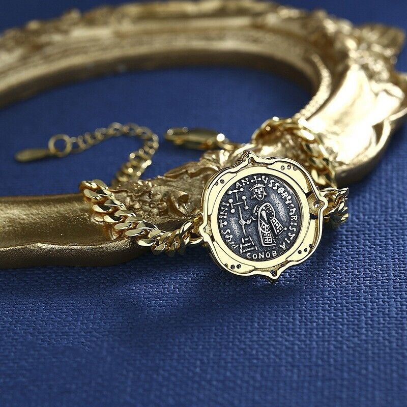 Justinian II Thick Chain Bracelet