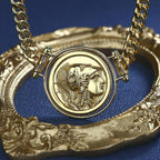Athena Greek Coin Necklace