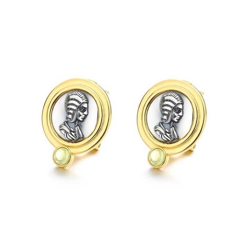 Roman Coin Replica Earrings E1053
