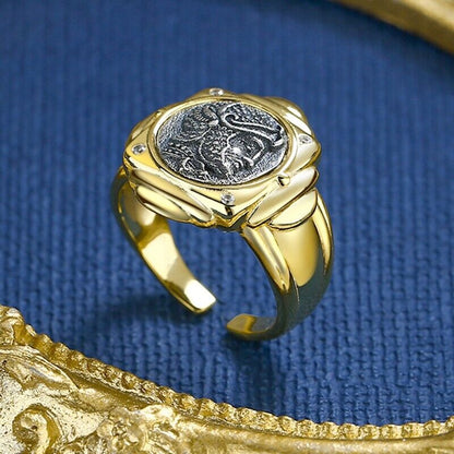 Seleucid Victor Replica Greek Coin Ring R1050