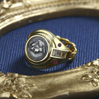 Sabina Coin Chain Ring