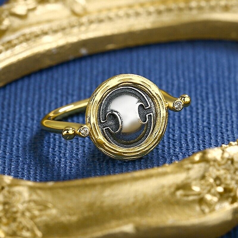 Rotating Shield Ancient Coin Ring R1069