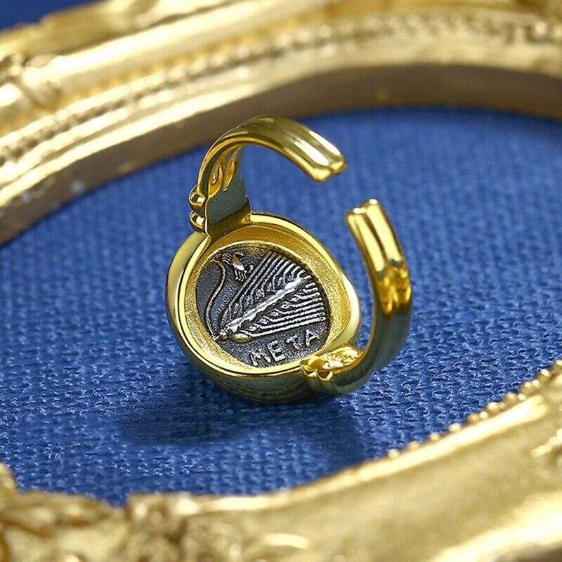 Greek Demeter Replica Coin Ring R1034