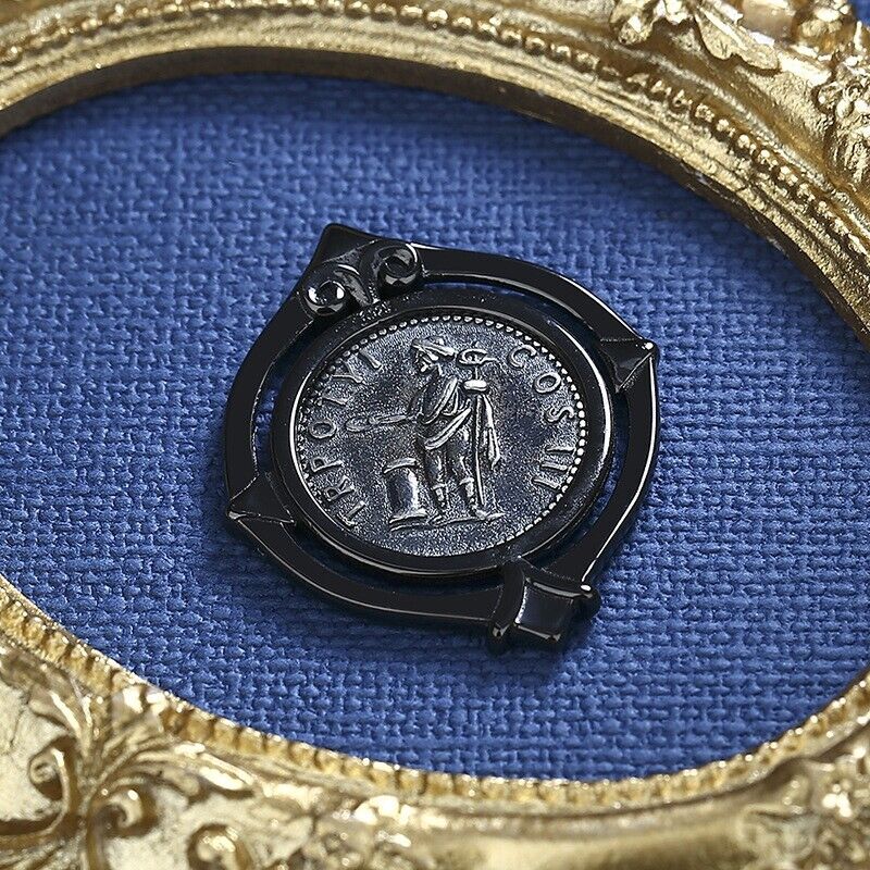 Pendentif pièce de monnaie romaine Marc Aurèle N1023