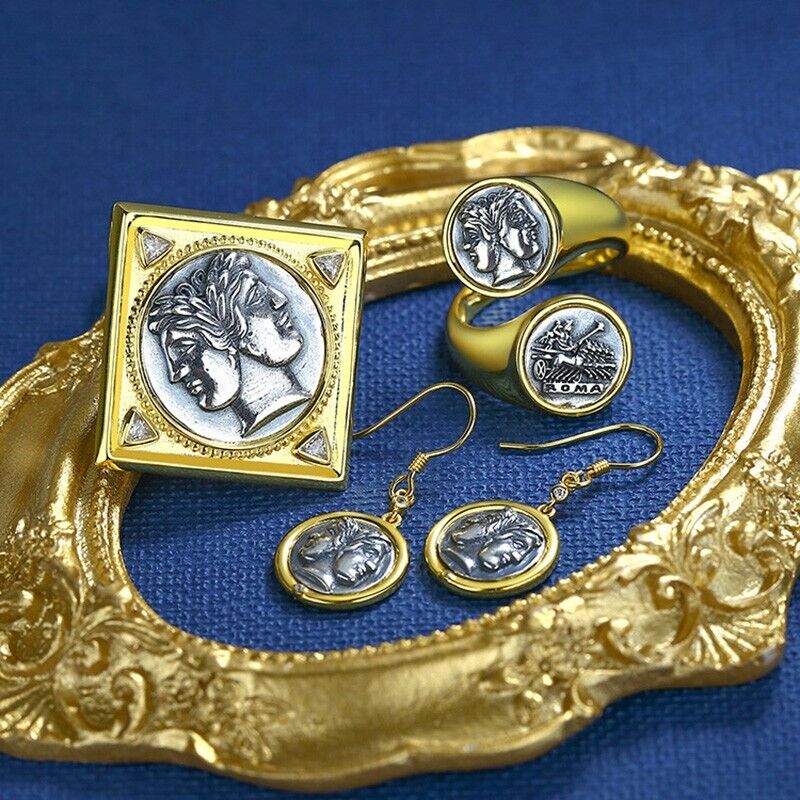 Janus Roman Coin Ring R1028