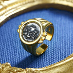 Greek Demeter Coin Replica Ring R1024
