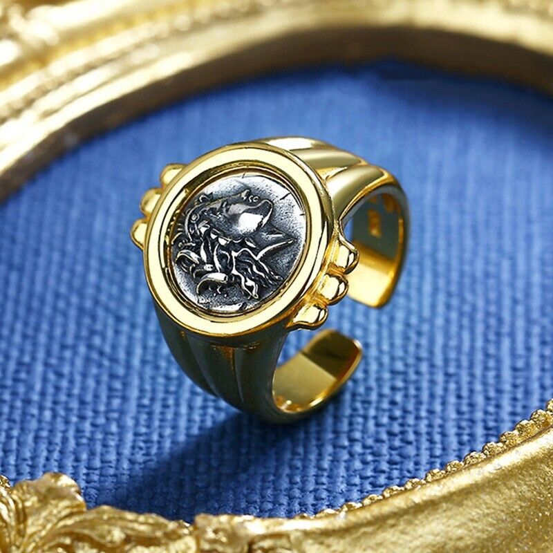Greek Demeter Coin Replica Ring R1024