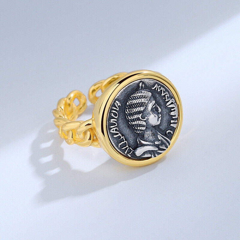 Roman Emperor Coin Ring R1014