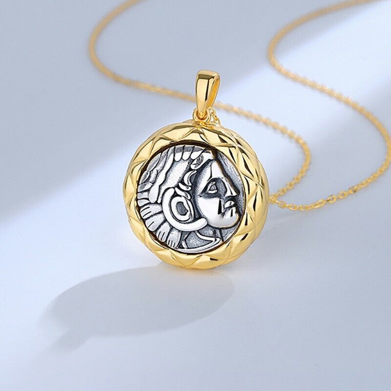 Greek Deity Coin Pendant N1034