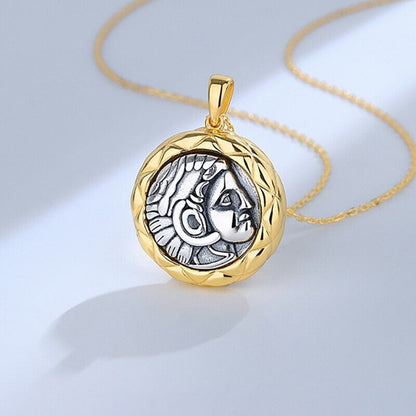 Greek Deity Coin Pendant N1034