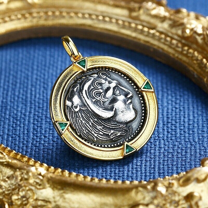 Hercules Greek Coin Replica Pendant N1029