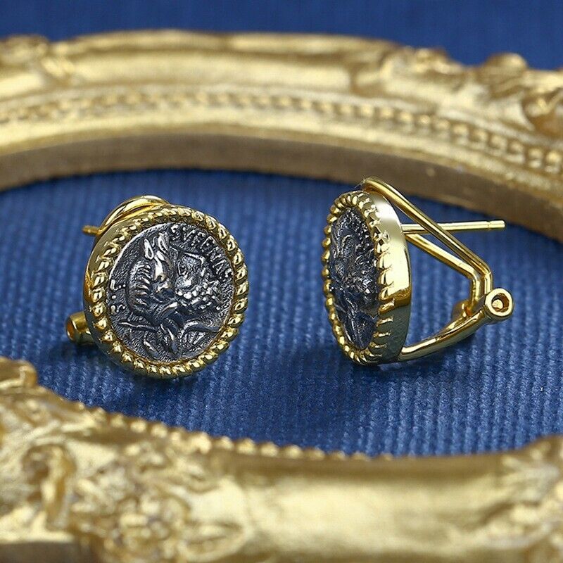 Santu Roman Coin Earrings E1054