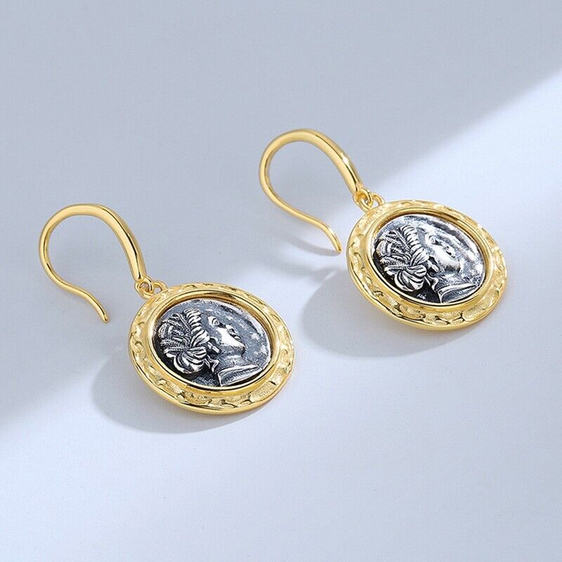 Roman Coin Replica Earrings E1057