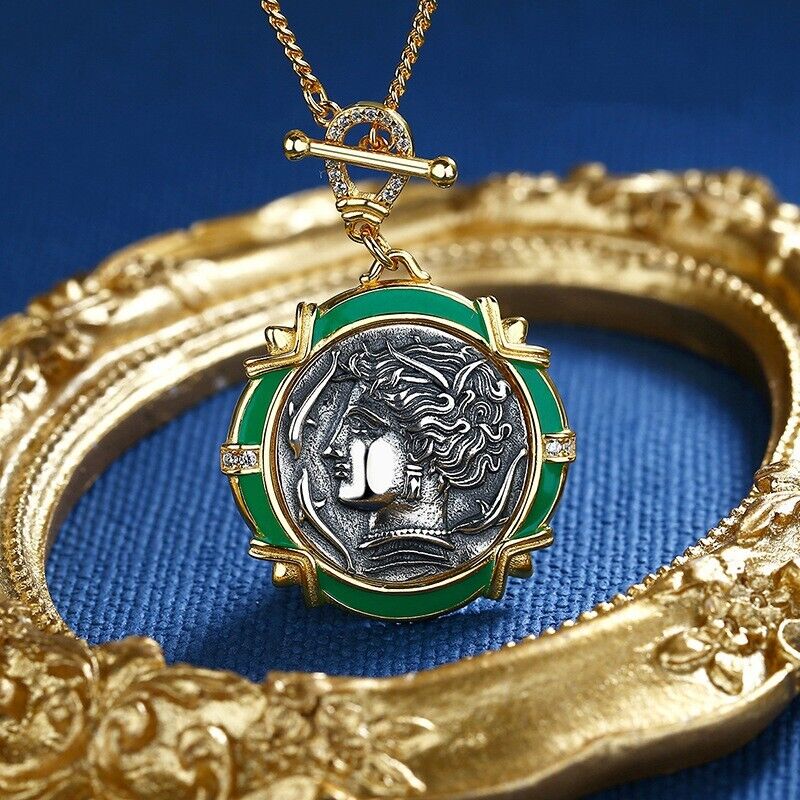 Arethusa Greek Coin Necklace