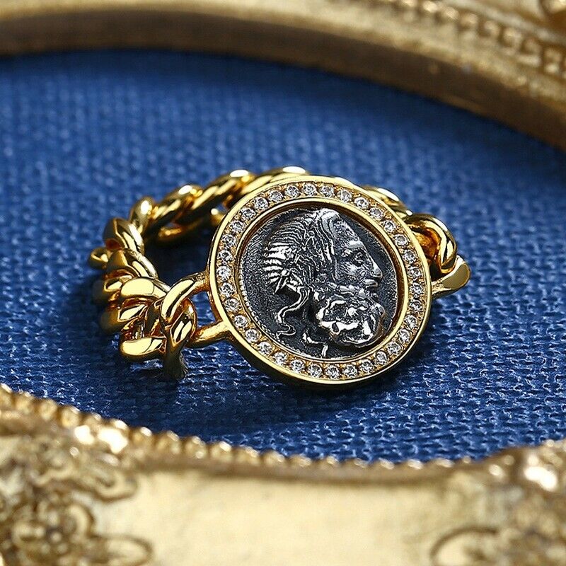 Poseidon Coin Ring