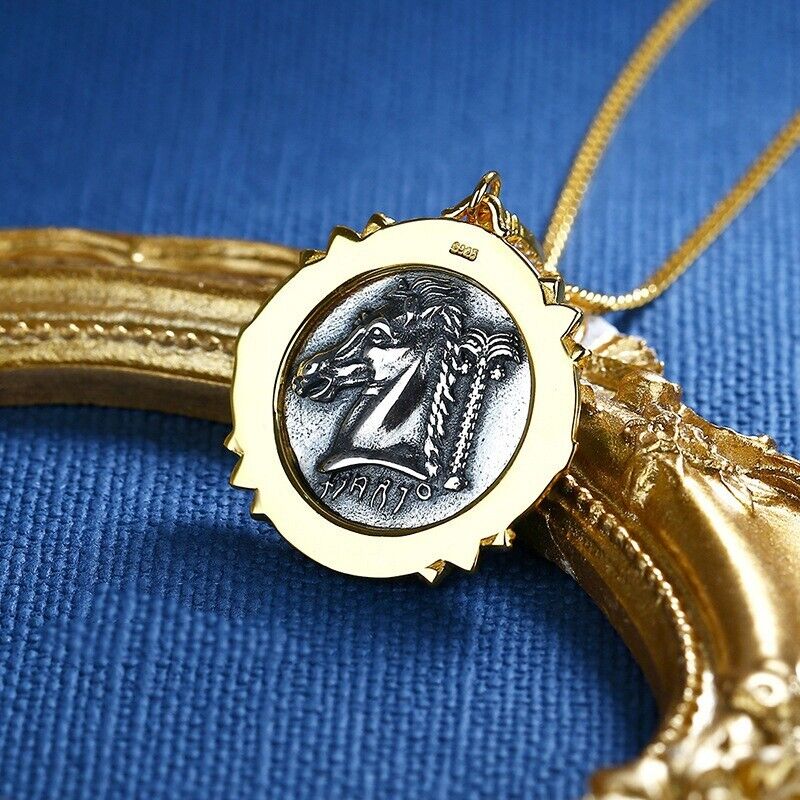 Arethusa Greek Coin Necklace