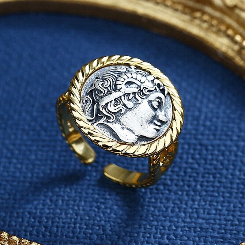 Alexandre Macédoine Coin Ring R1011