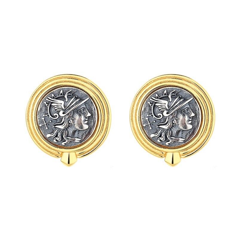 Roman Coin Replica Earrings E1006