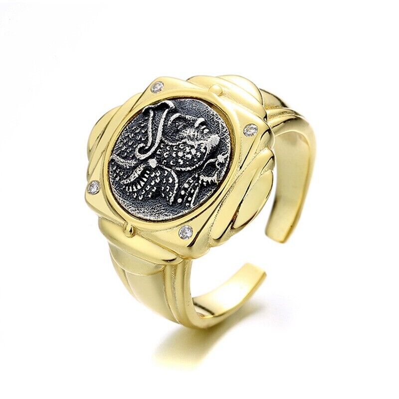 Séleucide Victor Réplique Bague de pièce de monnaie grecque R1050