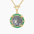 Arethusa Greek Coin Necklace