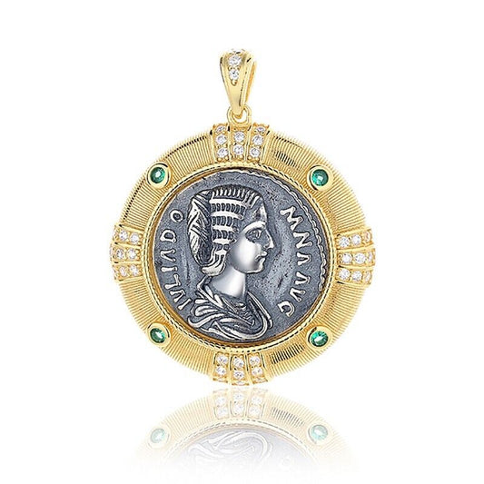 Julia Domna Roman Coin Pendant N1005