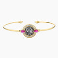 Apollo Ruby Bangle Bracelet