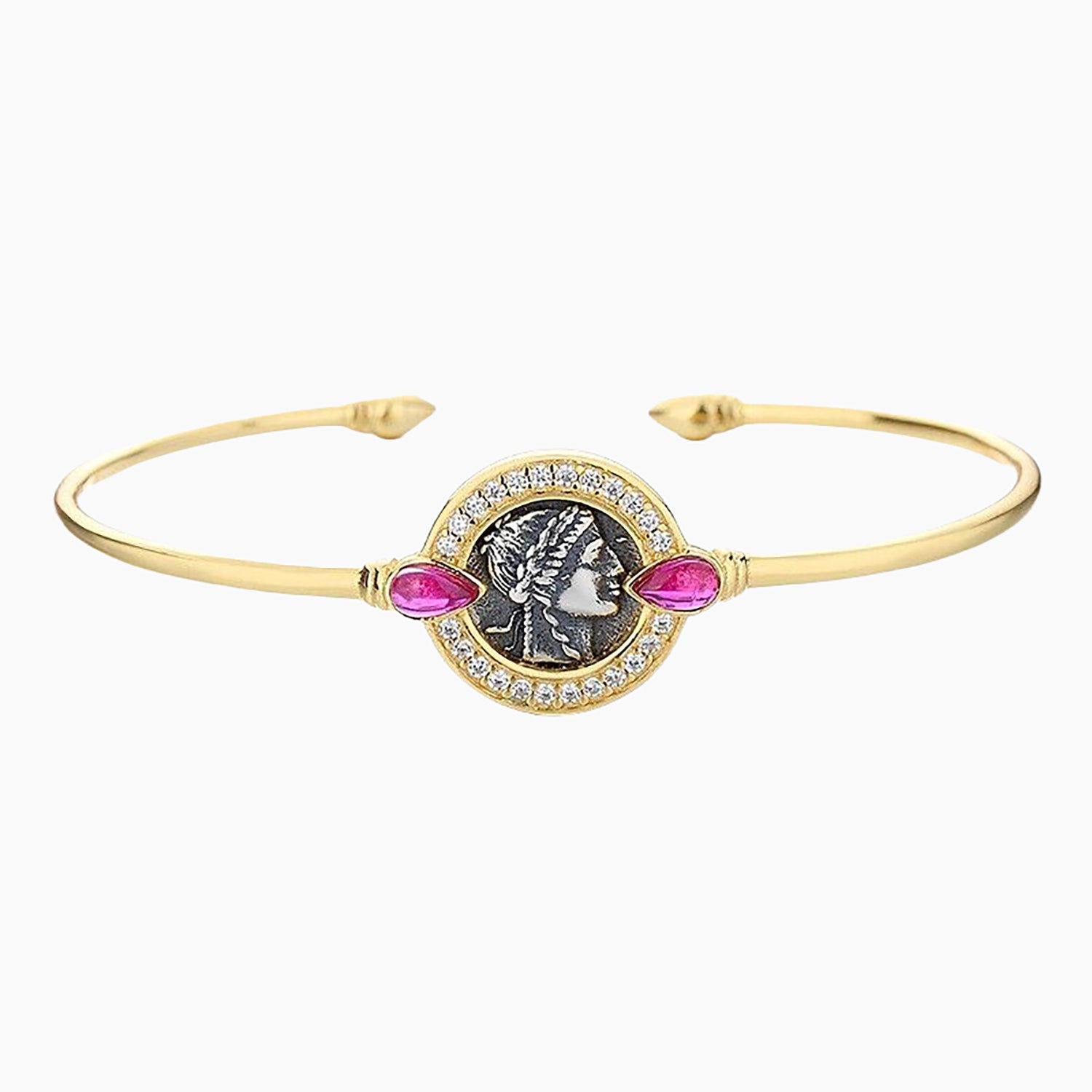Apollo Ruby Bangle Bracelet