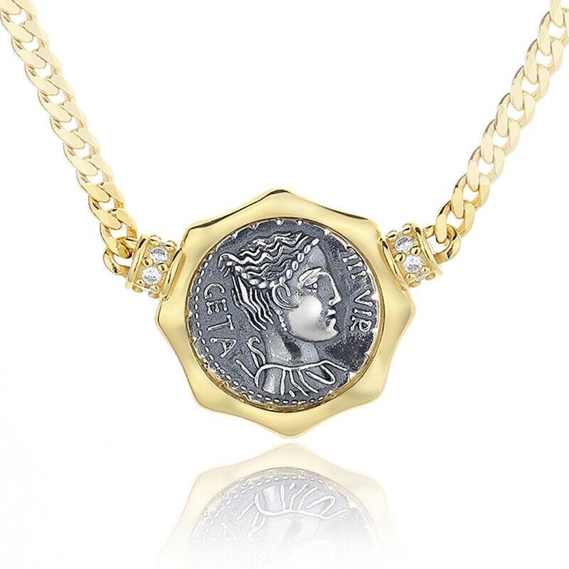 Diana Roman Coin Replica Necklace N1017