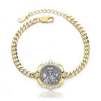 Justinian II Thick Chain Bracelet