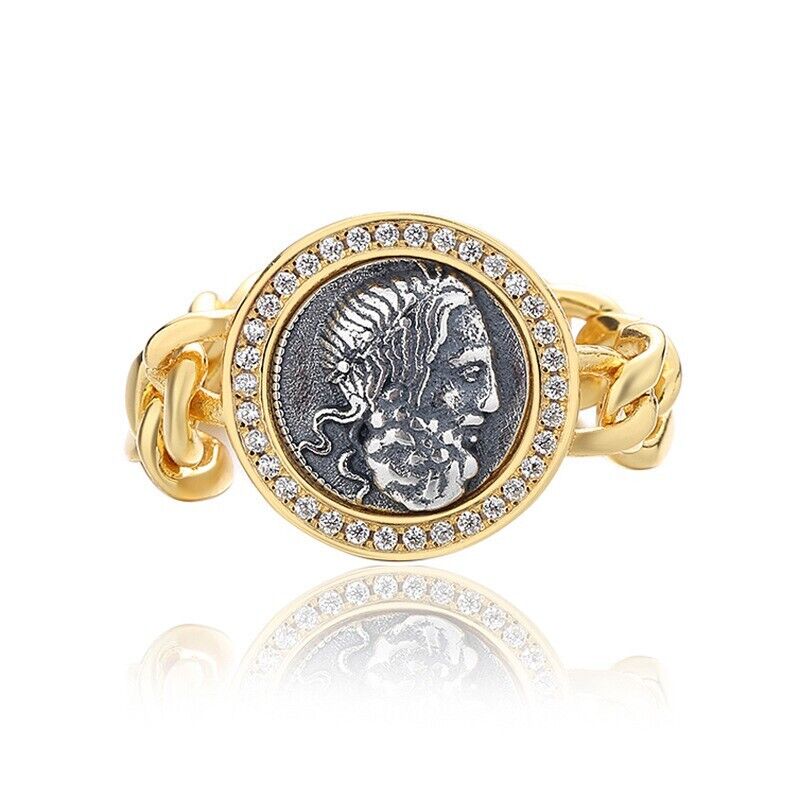 Poseidon Coin Ring