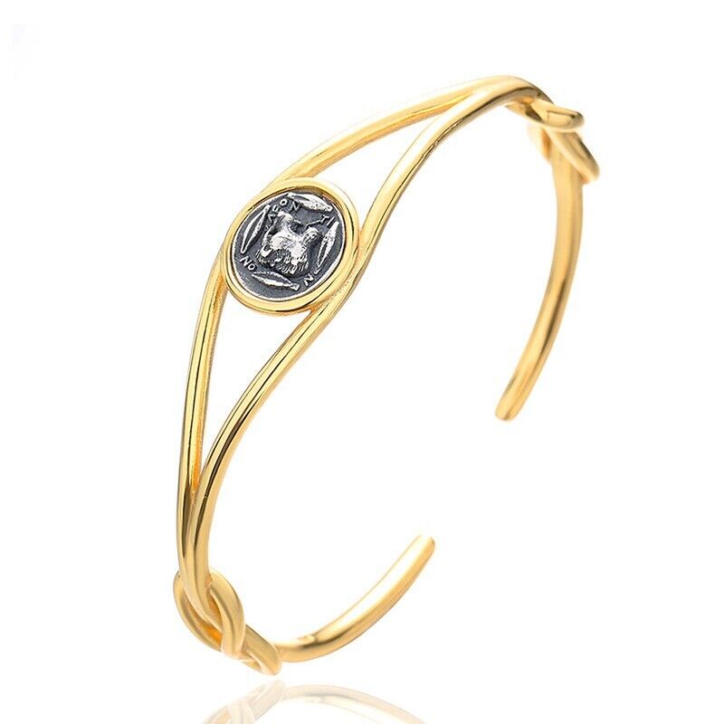 Roaring Lion Bangle Bracelet D1006