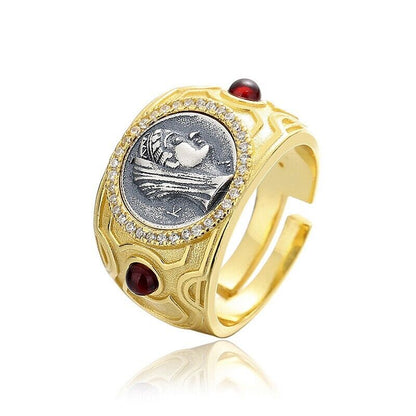 Roman Arsinoe II Coin Replica Ring R1000