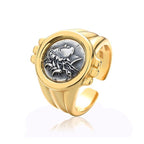 Greek Demeter Coin Replica Ring R1024