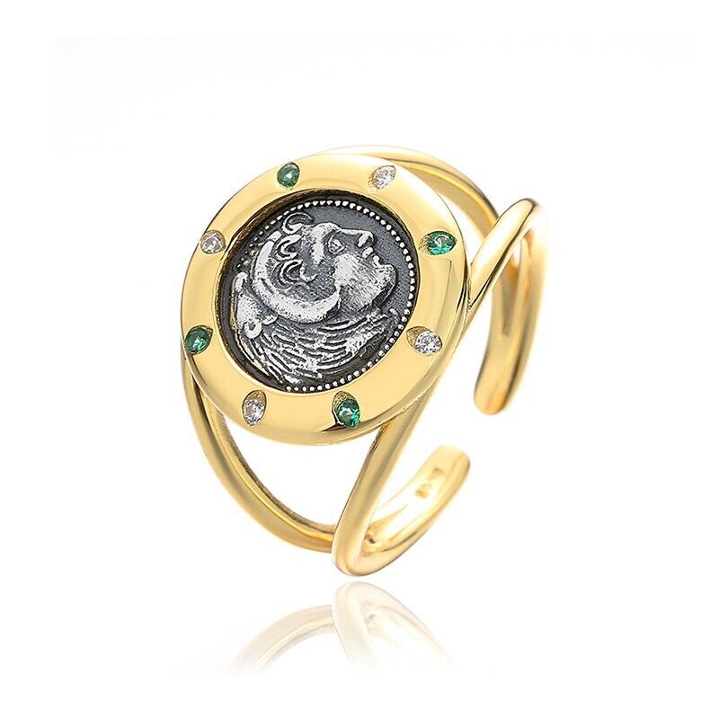 Bague Hercules Vert CZ R1062