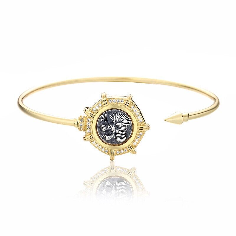 Roaring Lion Bangle Bracelet D1009
