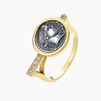 Roman Coin Replica Ring