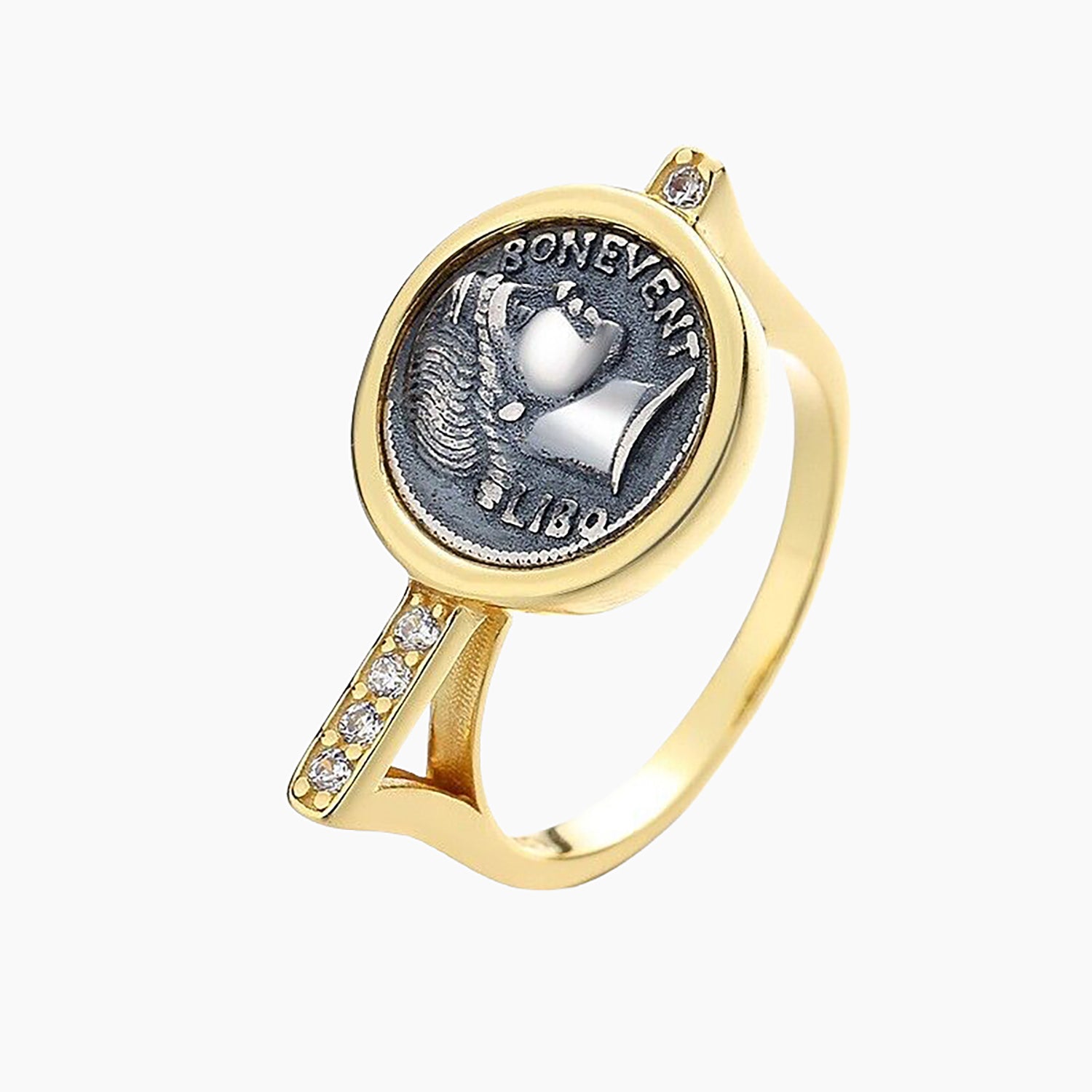 Roman Coin Replica Ring