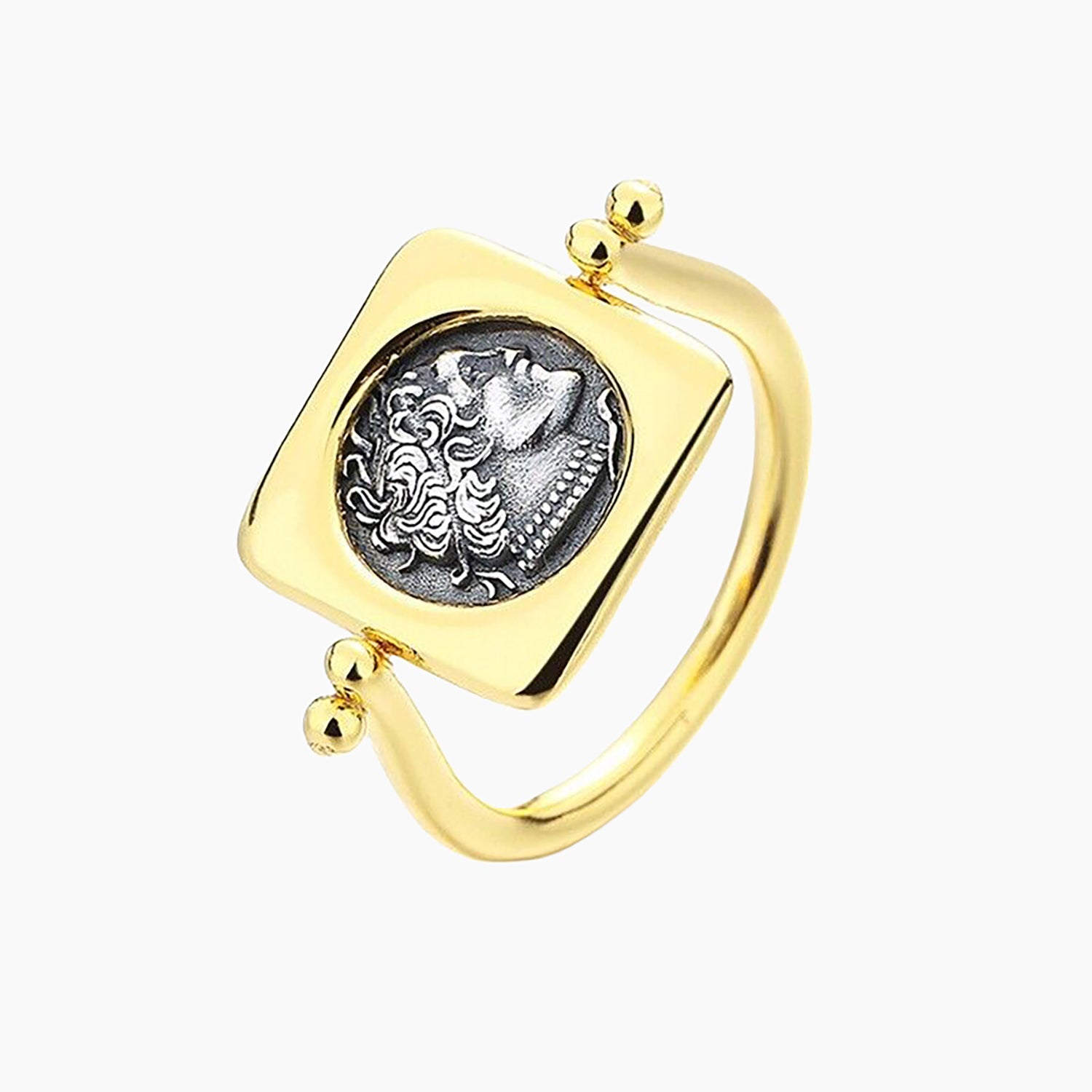 Flipping Ptolemy Coin Ring