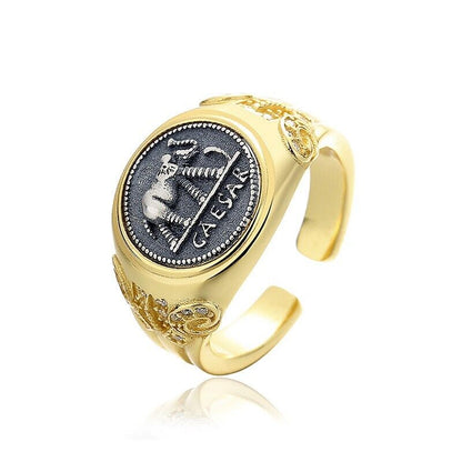 Julius Caesar Filigree Ring R1008