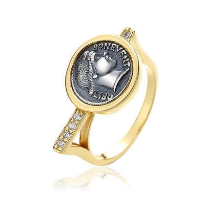 Roman Coin Replica Ring R1031