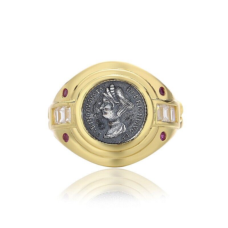 Sabina Coin Chain Ring